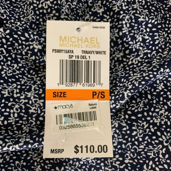 MICHAEL Michael Kors Dress Flounce Sz PS Petite - Picture 5 of 6